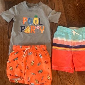 Cat and jack/ old navy 2T swim